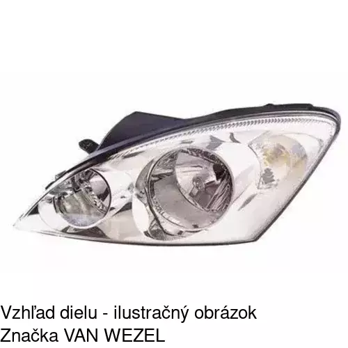 Hlavný reflektor POLCAR 411409-H - obr. 2