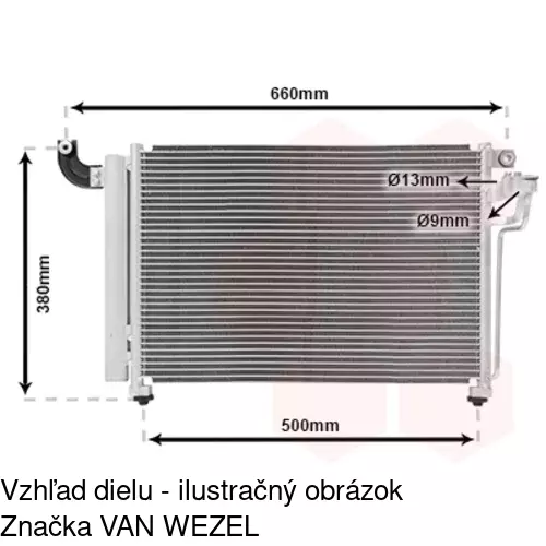 Chladiče klimatizácie POLCAR 4117K8C2 - obr. 1