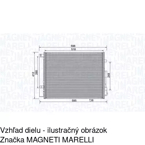 Chladiče klimatizácie POLCAR 4165K8C1S