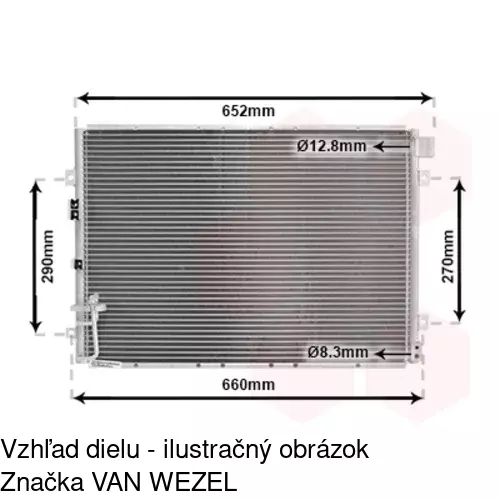 Chladiče klimatizácie POLCAR 4175K8C1S - obr. 1