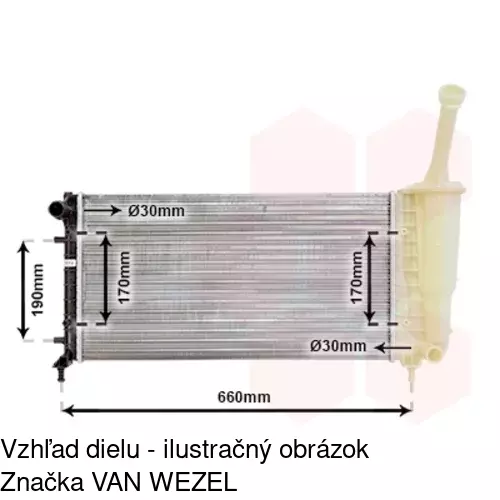 Chladiče vody POLCAR 420208A7 - obr. 3