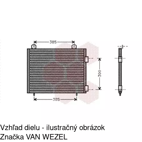 Chladiče klimatizácie POLCAR 4310K8C1 - obr. 2