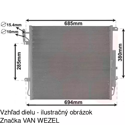 Chladiče klimatizácie POLCAR 4332K8C2 - obr. 2