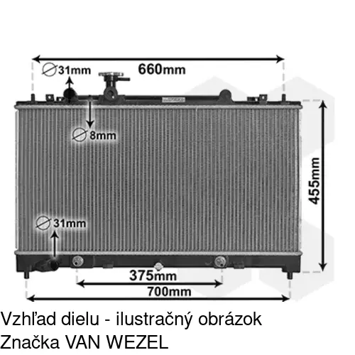 Chladiče vody 456008-4 /POLCAR/ - obr. 1