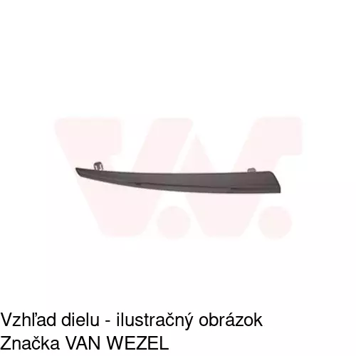 Lišta masky POLCAR 45D10516