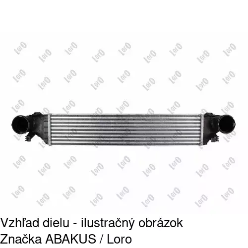 Chladiče vzduchu (Intercoolery) POLCAR 5003J8-3 - obr. 3