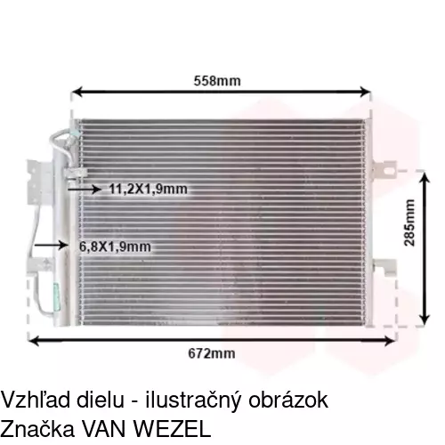 Chladiče klimatizácie POLCAR 5005K8C1 - obr. 4