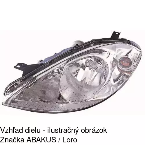 Hlavný reflektor POLCAR 5006091U - obr. 2