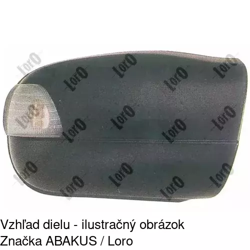 Rám vonkajšieho zrkadla POLCAR 501555TM - obr. 1