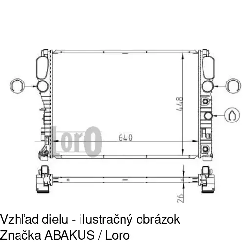 Chladiče vody POLCAR 501608-2 - obr. 3