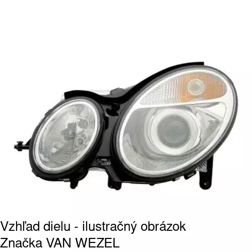 Hlavný reflektor POLCAR 501609-E - obr. 5