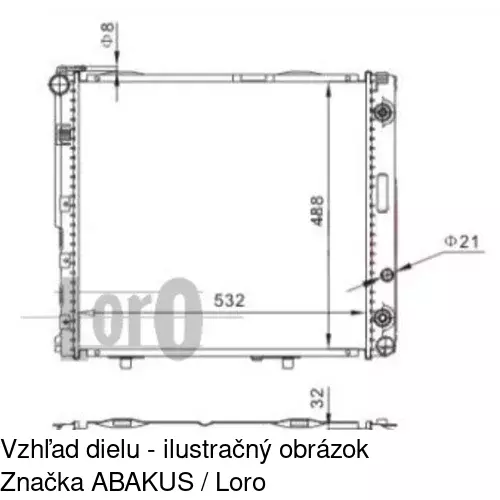 Chladiče vody POLCAR 502408-3 - obr. 3