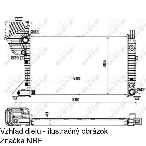 Chladiče vody POLCAR 506308-2 - obr. 2