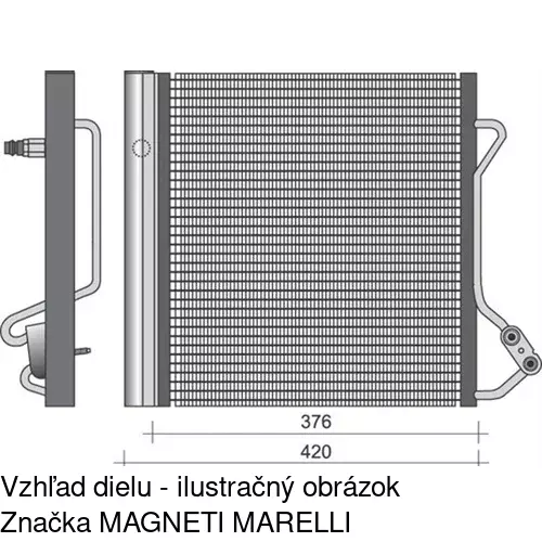 Chladiče klimatizácie POLCAR 5095K8C1 - obr. 2