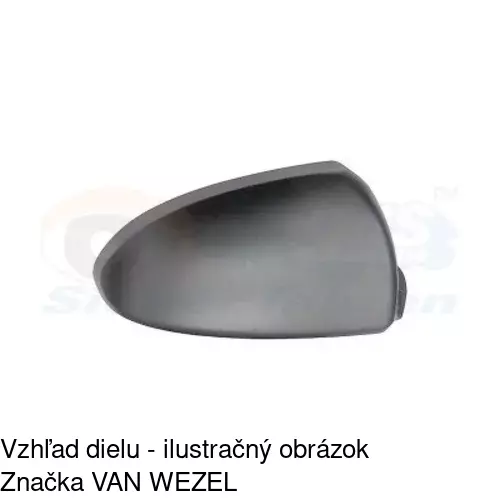 Rám vonkajšieho zrkadla POLCAR 509855TE - obr. 4