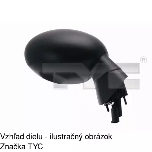 Vonkajšie zrkadlo POLCAR 5101524S