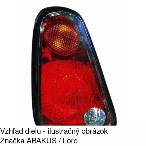 Zadné svetlo POLCAR 5101872E