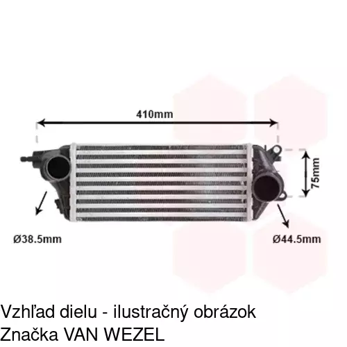 Chladiče vzduchu (Intercoolery) POLCAR 5101J8-2 - obr. 4