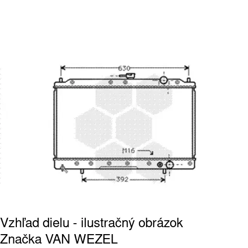 Chladiče vody POLCAR 522008-2