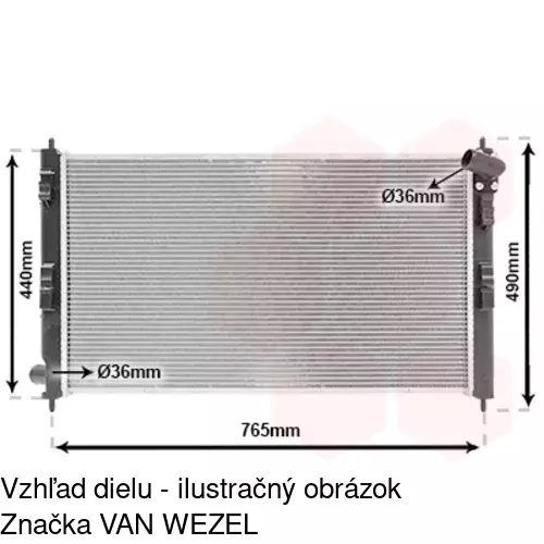 Chladiče vody POLCAR 523408-1 - obr. 3