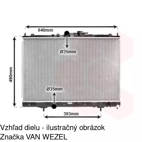 Chladiče vody POLCAR 526908-1 - obr. 1