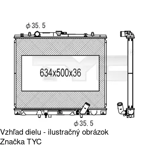 Chladiče vody POLCAR 527808-3