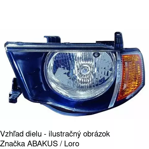 Hlavný reflektor POLCAR 5279093E - obr. 1