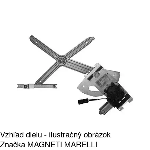 Manuálny mechanizmus okna dverí POLCAR 5507PSM1