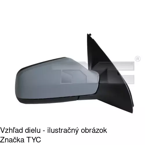 Vonkajšie zrkadlo POLCAR 5508525E - obr. 1