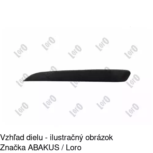 Lišta nárazníka POLCAR 55090715 - obr. 1