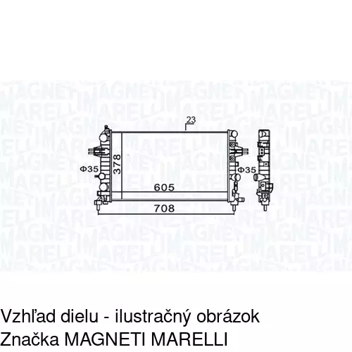 Chladiče vody POLCAR 550908-2 - obr. 2