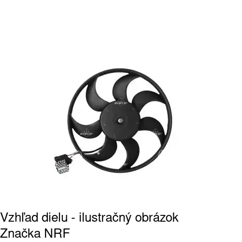 Ventilátor bez krytu / podpery 550923U1 /POLCAR/ - obr. 4