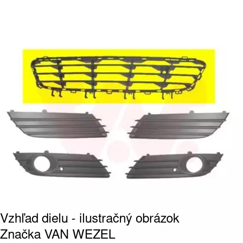 Kryt v nárazníku POLCAR 550927 - obr. 1