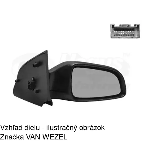 Vonkajšie zrkadlo POLCAR 5509528E - obr. 2