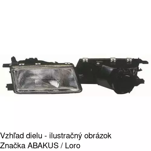 Hlavný reflektor POLCAR 551410-C - obr. 3