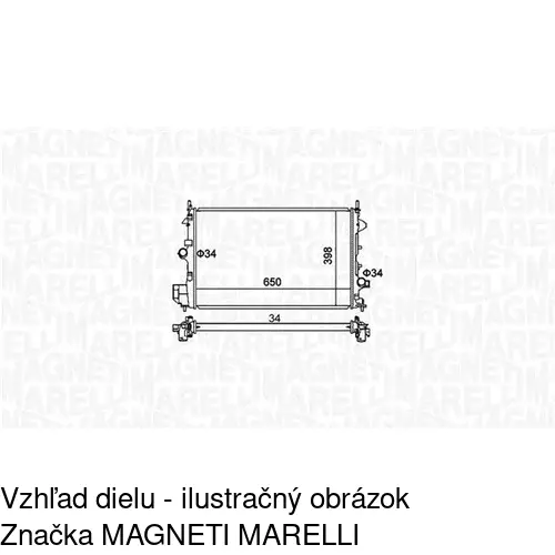 Chladiče vody POLCAR 551808A5