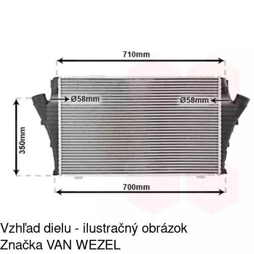 Chladiče vzduchu (Intercoolery) POLCAR 5518J84X - obr. 1