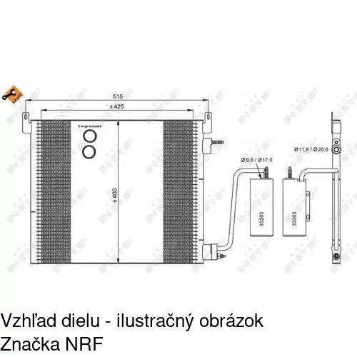 Chladiče klimatizácie POLCAR 5518K8C5