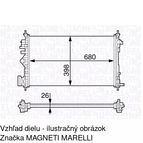 Chladiče vody POLCAR 552008-8