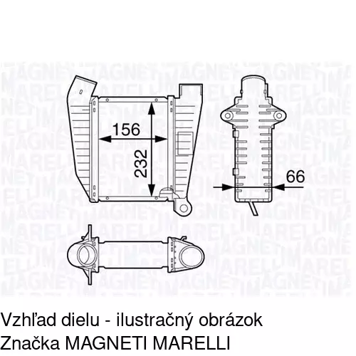 Chladiče vzduchu (Intercoolery) POLCAR 5527J8-1