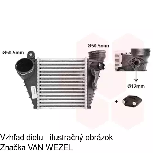 Chladiče vzduchu (Intercoolery) POLCAR 5527J8-1 - obr. 1