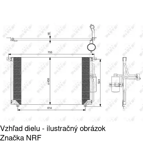 Chladiče klimatizácie POLCAR 5527K8C1 - obr. 1