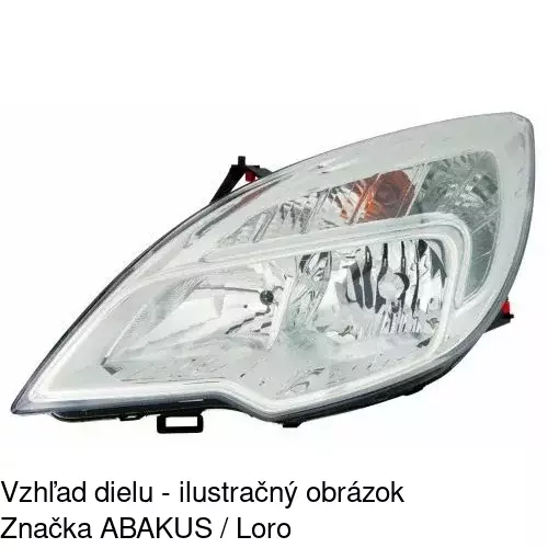 Hlavný reflektor POLCAR 554609-E - obr. 3