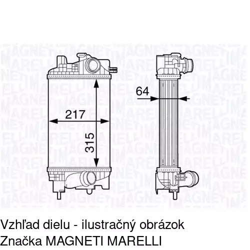 Chladiče vzduchu (Intercoolery) POLCAR 5546J82X