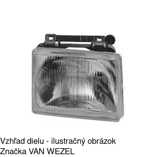 Hlavný reflektor POLCAR 555110-E - obr. 3