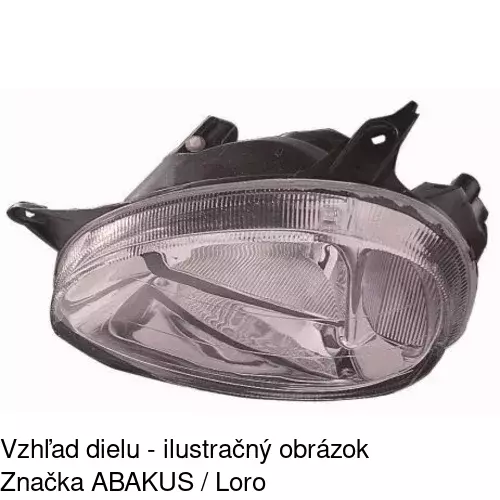 Hlavný reflektor POLCAR 555509-V - obr. 5