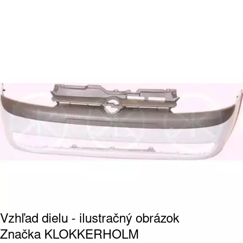 Predný nárazník POLCAR 555607-1