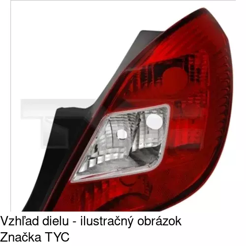 Zadné svetlo POLCAR 5558881V - obr. 1