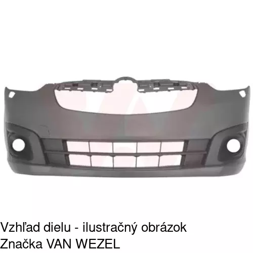 Predný nárazník POLCAR 55U1076J - obr. 1