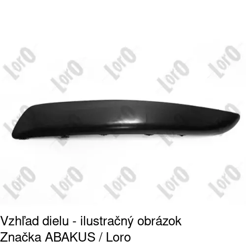 Lišta nárazníka POLCAR 5710075R - obr. 1